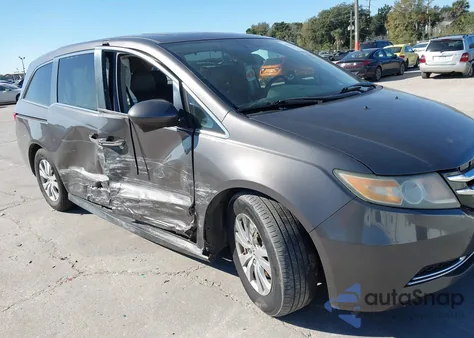 2016 Honda Odyssey Ex-L z USA, uszkodzony, nr VIN 5FNRL5H66GB152137